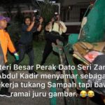Menteri Besar Perak dinasihati mementingkan kebajikan pekerja kerajaan, bukan menyamar menjadi pekerja buang sampah