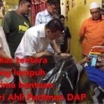 Bekas tentera yang lumpuh terima bantuan Dari Ahli Parlimen DAP