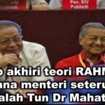 Najib akhiri teori RAHMAN, perdana menteri seterusnya adalah Tun Dr Mahathir