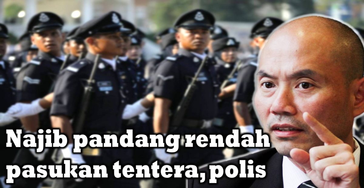 Najib pandang rendah pasukan tentera, polis