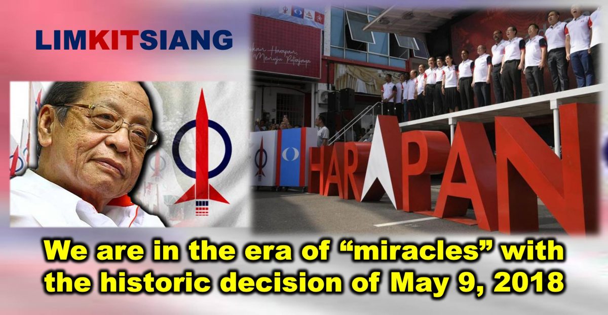 We are in the era of “miracles” with the historic decision of May 9, 2018